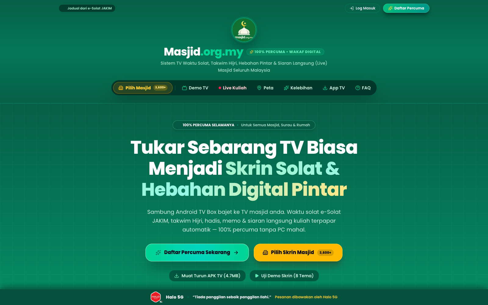Masjid.org.my screenshot